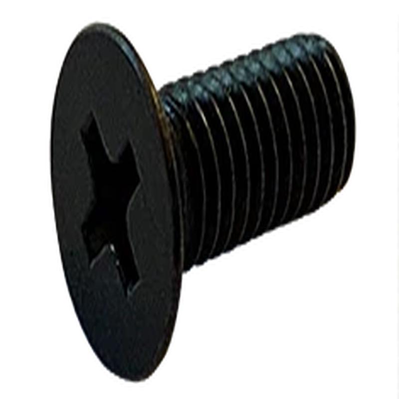 [1500 BULK] Machine Screws Phil Flat Steel Black Oxide 8-32 X 2 1/2