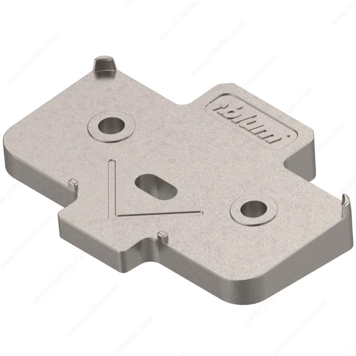 Cabinet Hinge Angled Spacer For Mounting Plate – 5 Opening Angle – Multiple Sizes Available – Sold Individually – 1/8″ | +5