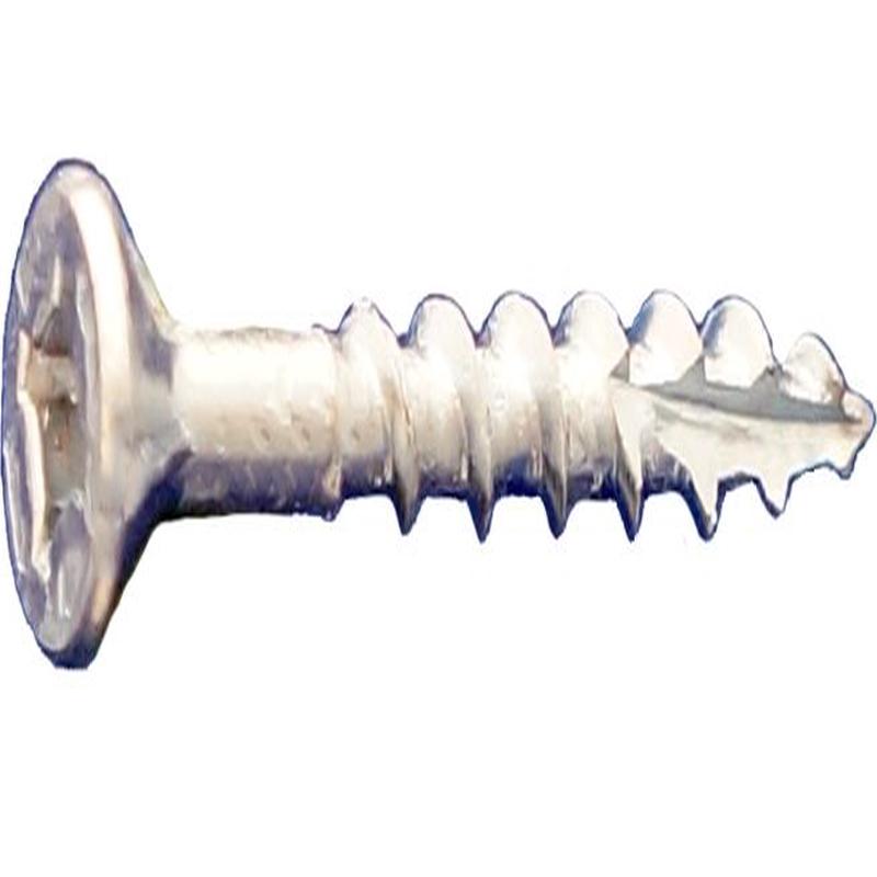 DAGGERZ DLFLSPZ08200 8 x 2 Dagger-Lok Square-Phillips Flat w/Nibs Type 17 Coarse Wood Screws Zinc 3500 PCS