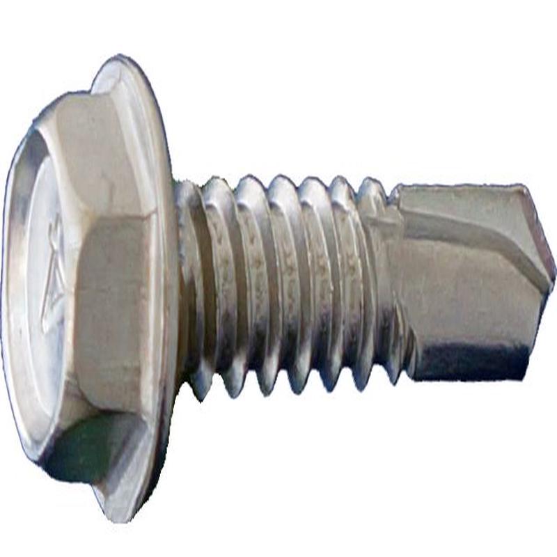 DAGGERZ SDSS121104 12 x 1-1/4 Hex Washer Head Self Drill Screws 410 Stainless Steel 2500 PCS