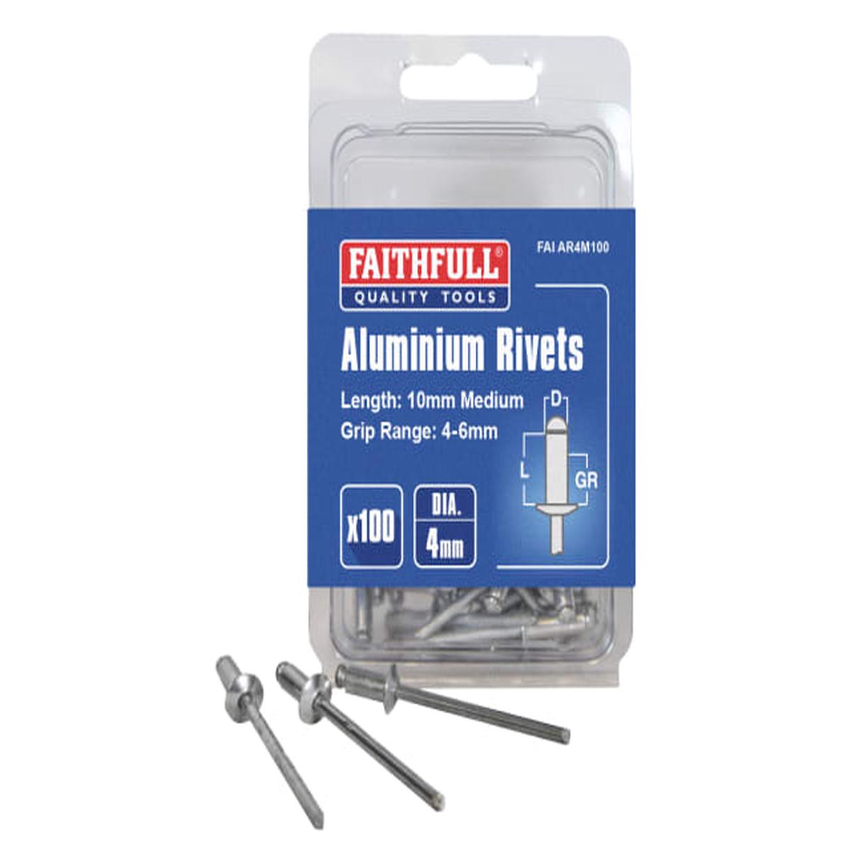 FAI/Full Rivets 4mm Medium | FAIAR4M100