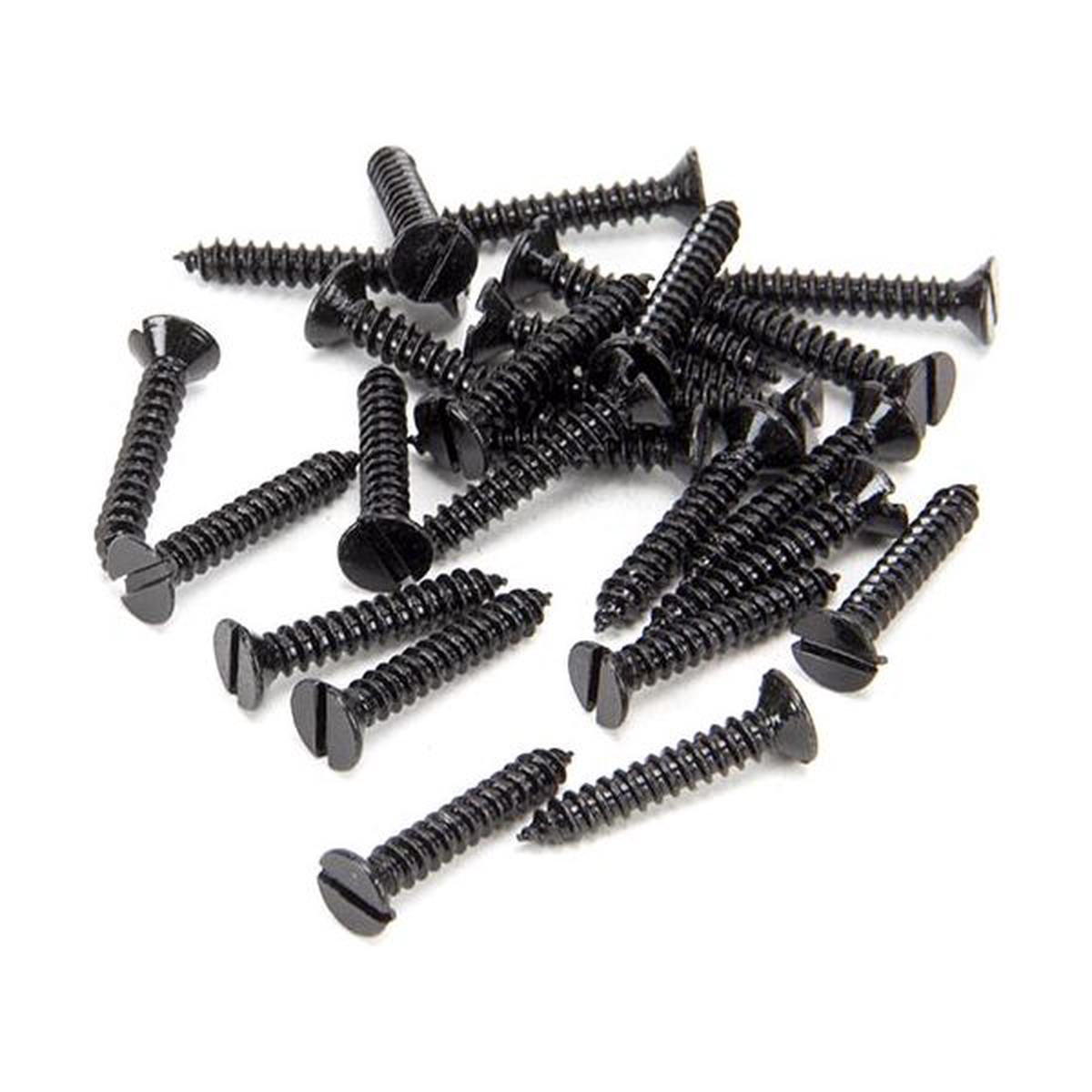 From The Anvil – Black 8 x 1″ Countersunk Screws (25) – 33417