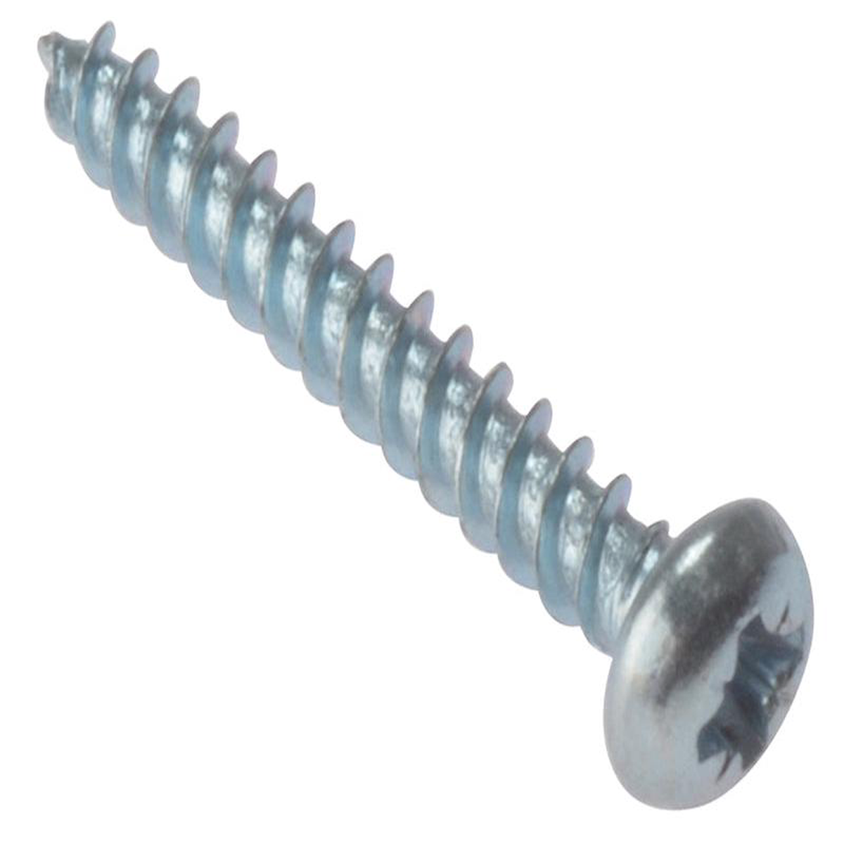 General Purpose Pozi Compatible Screw Round Head TT ZP 114in x 8 Box 200