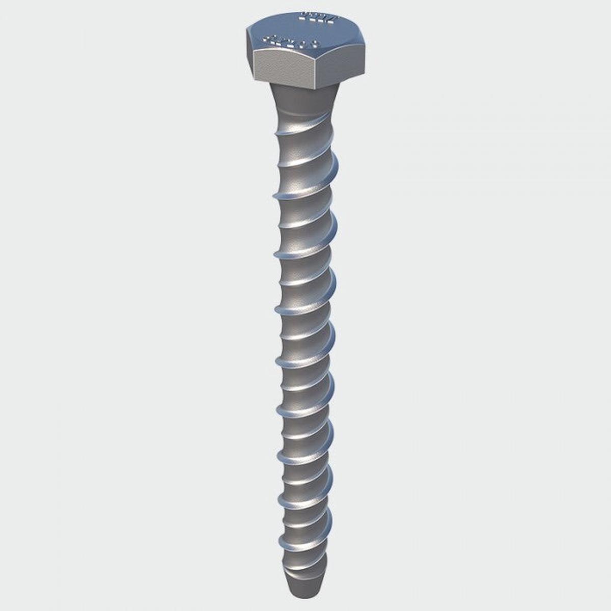 Lightning Bolt Hex Head  Heavy-Duty Fastener for Construction & Industrial Use – M10 x 60mm x 5 Units ( For M8 Hole )