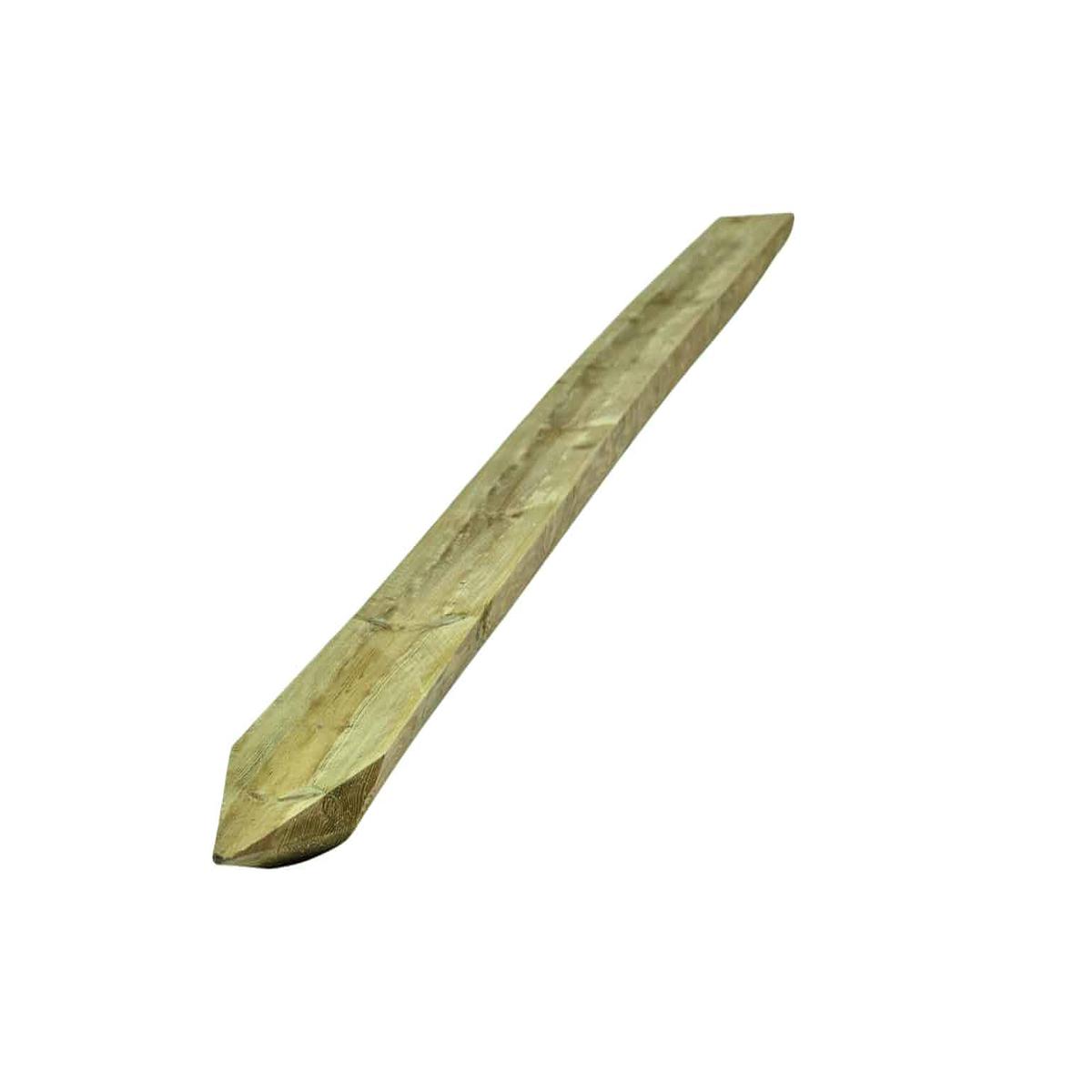 Machined Round Post UC3  Durable Pressure-Treated Timber for Fencing and Garden Projects. – 1.8m x 100mm Half Round x 1 Unit