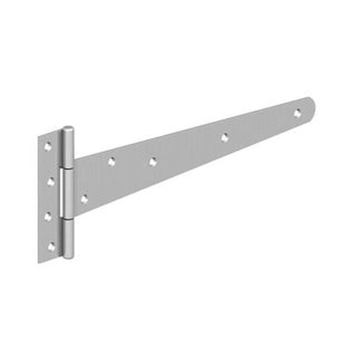 Medium Duty Tee Hinges  Pair of Durable Zinc-Plated Steel Hinges for Gates, Doors & Garden Projects – 18″