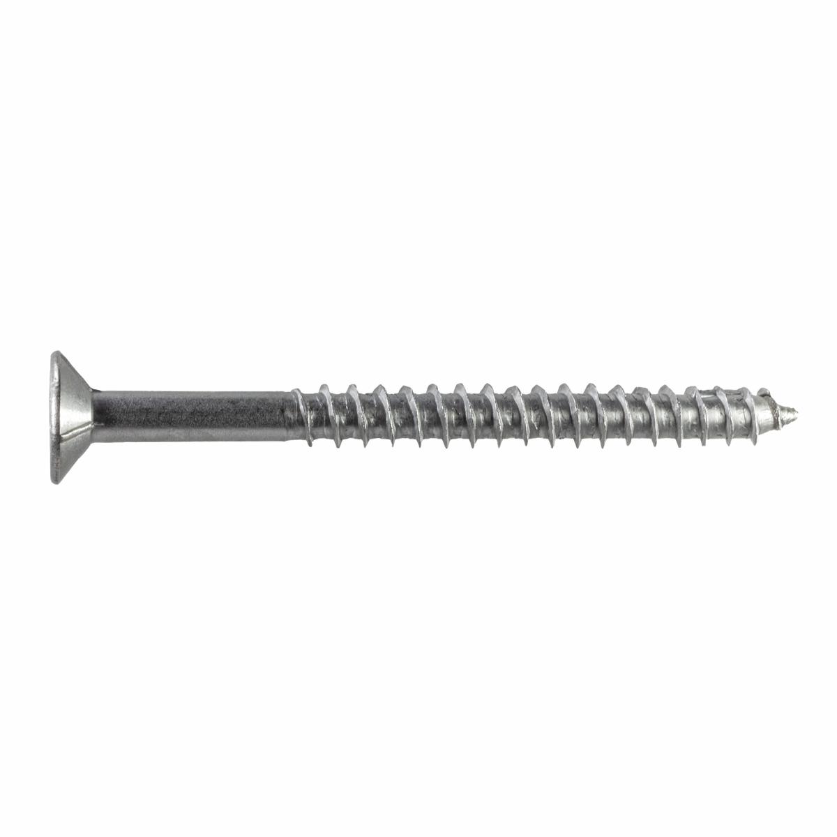 Simpson S12450WP1 Strong-Drive DWP WOOD SS Screw #12 x 4-1/2 in. T-27, Flat Head, Type 305
