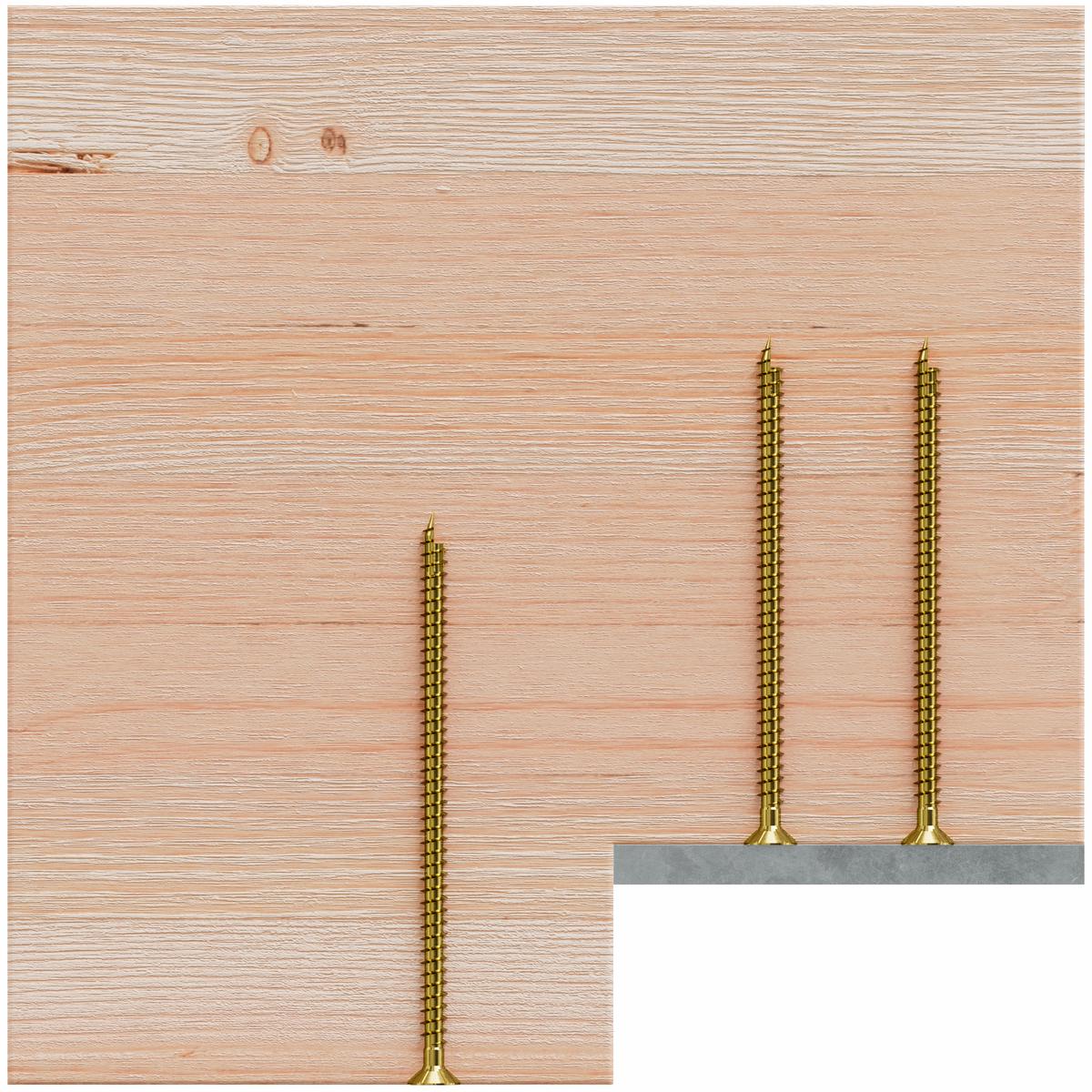 Simpson SDCF22700-R50 Strong-Drive SDCF TIMBER-CF Screw 0.315 in. x 7 in. T40, Yellow Zinc