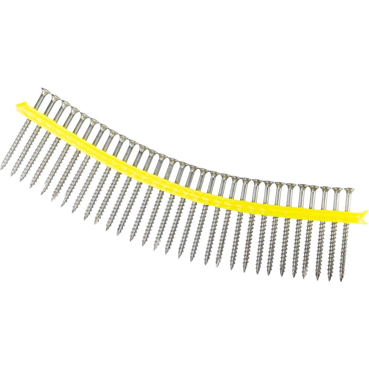 Simpson Strong-Tie Bugle-Head Wood Collated Screw, #10 x 3-in. #3 Square Drive, Type 305, 1000-Pack