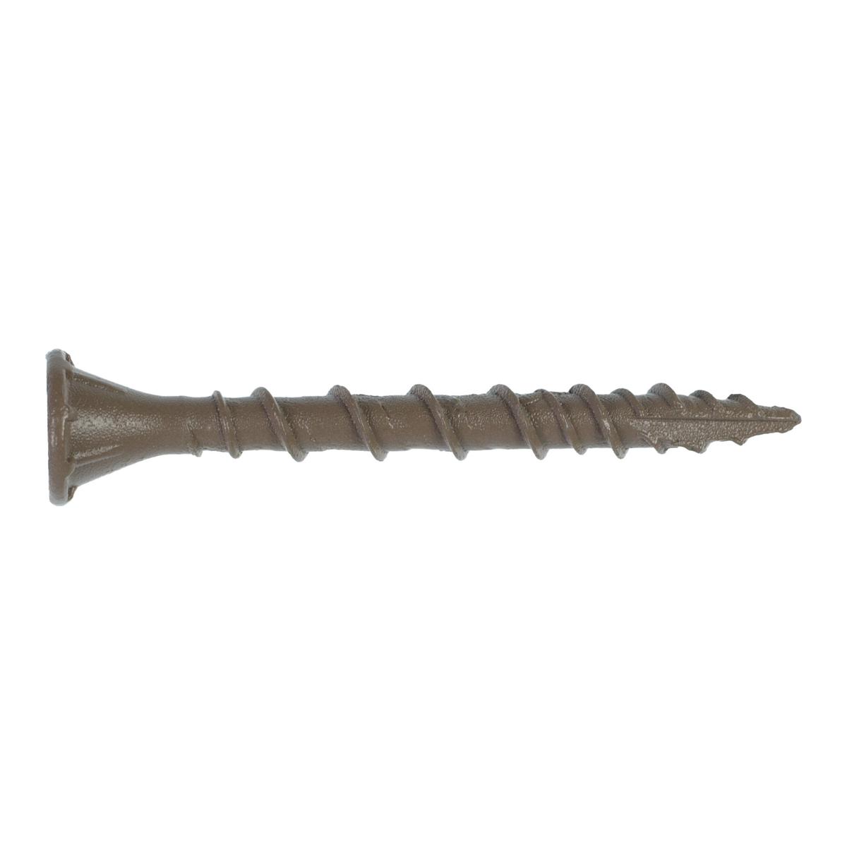 Simpson Strong-Tie DSVT158R350 Deck-Drive DSV WOOD Screw #8 x 1-5/8 in. T-25, Flat Head, Quik Guard, Tan