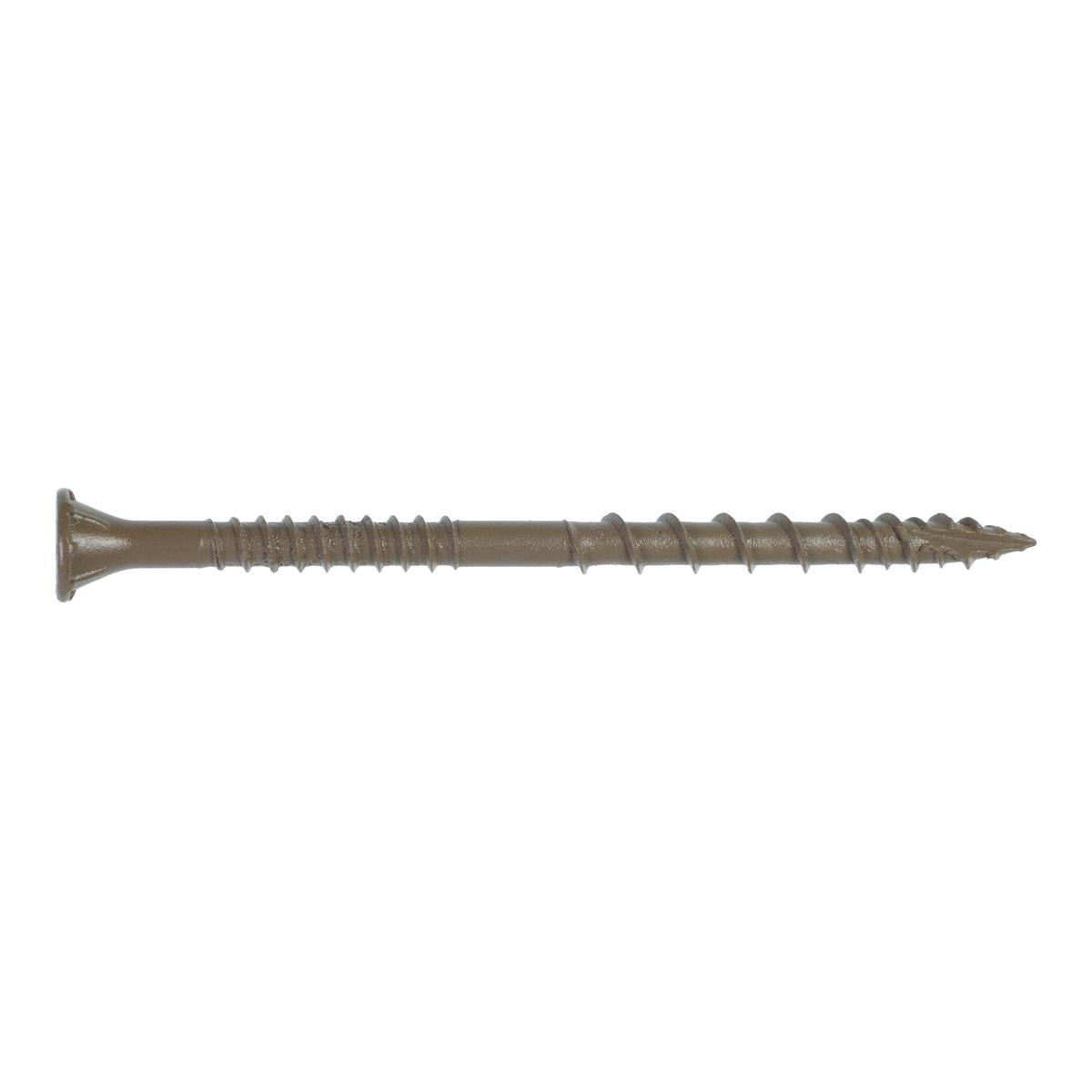 Simpson Strong-Tie DSVT312R350 Deck-Drive DSV WOOD Screw #10 x 3-1/2 in. T-25, Flat Head, Quik Guard, Tan