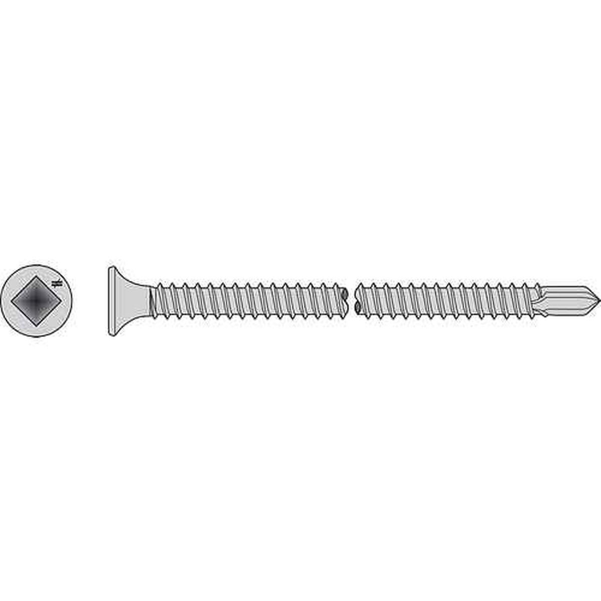 Simpson Strong-Tie F08T200BDC #8 2IN 410SS BUGLE #2 SELF DRILL 100CT