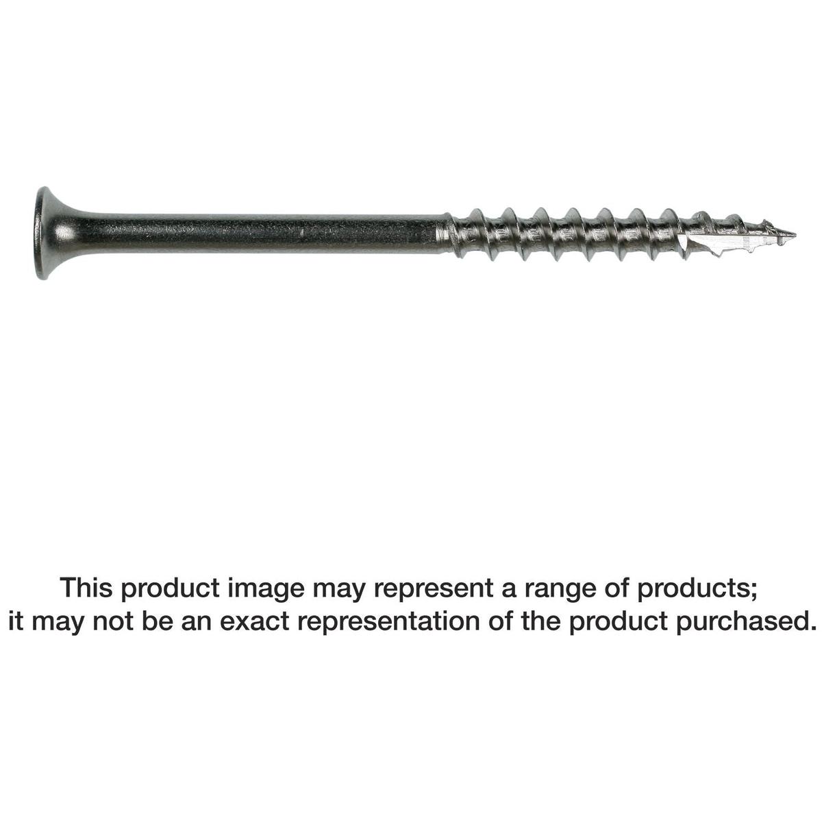 Simpson Strong-Tie S10250DBB Bugle-Head Wood Screw, Square Drive, #10 x 2-1/2-in. #2 Square, Type 305, 2000-Pack
