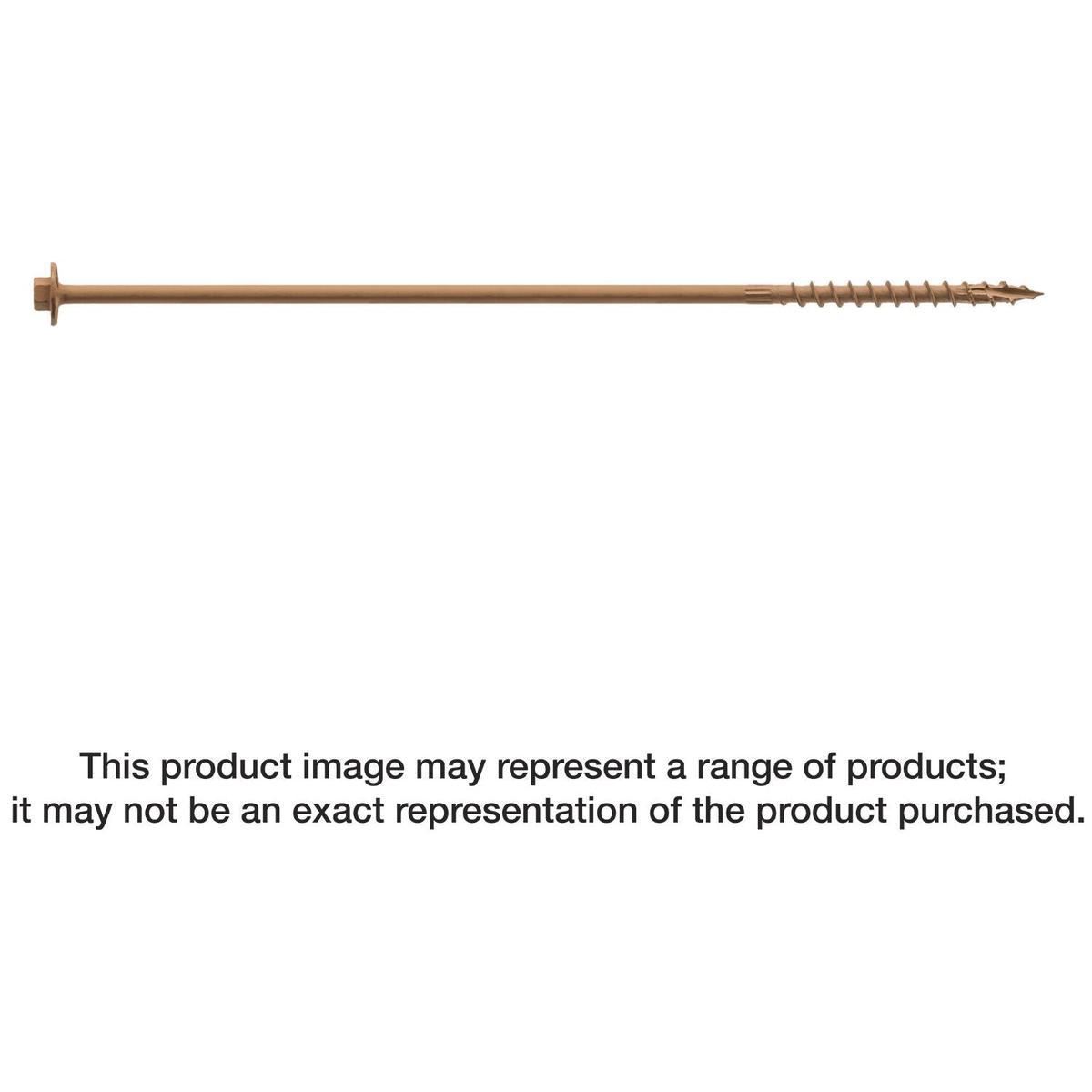 Simpson Strong-Tie SDWH19300DB Strong-Drive SDWH TIMBER-HEX Screw, 0.195-in. x 3-in. 5/16 Hex, DB Coating, 1000-Pack