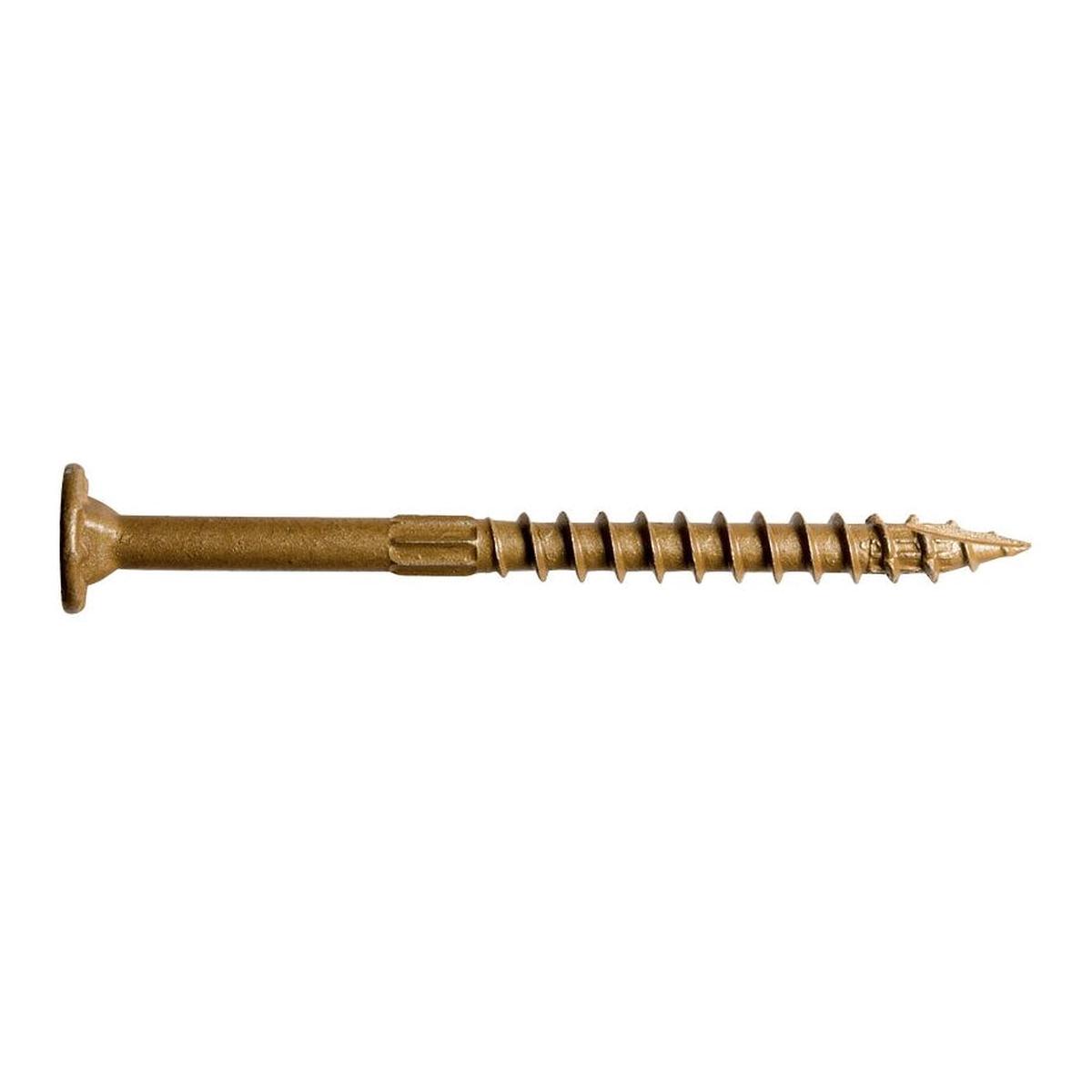 Simpson Strong-Tie SDWS16300QR50 0.16×3 in. Tan Star Drive Low Profile Washer Head SDWS Framing Screws, 50/Box