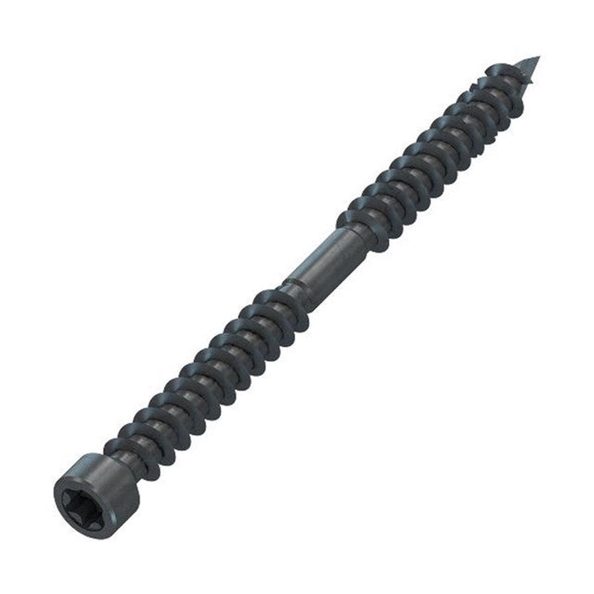 Simpson Strong-Tie SWD18312DBB-R50 Double-Threaded .255 x 3-1/2″ Exterior Grade Screw with T-30 torx bit, 50 per box.