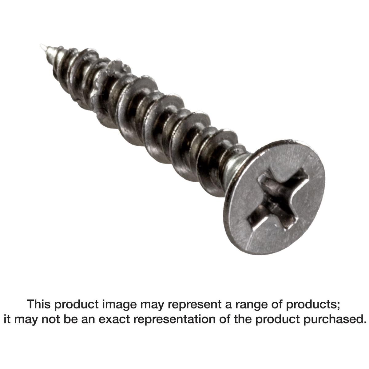 Simpson Strong-Tie T08J100FXC Marine Screw, Flat Head, #8 x 1-in. #2 Phillips Drive, Type 316, 100-Pack