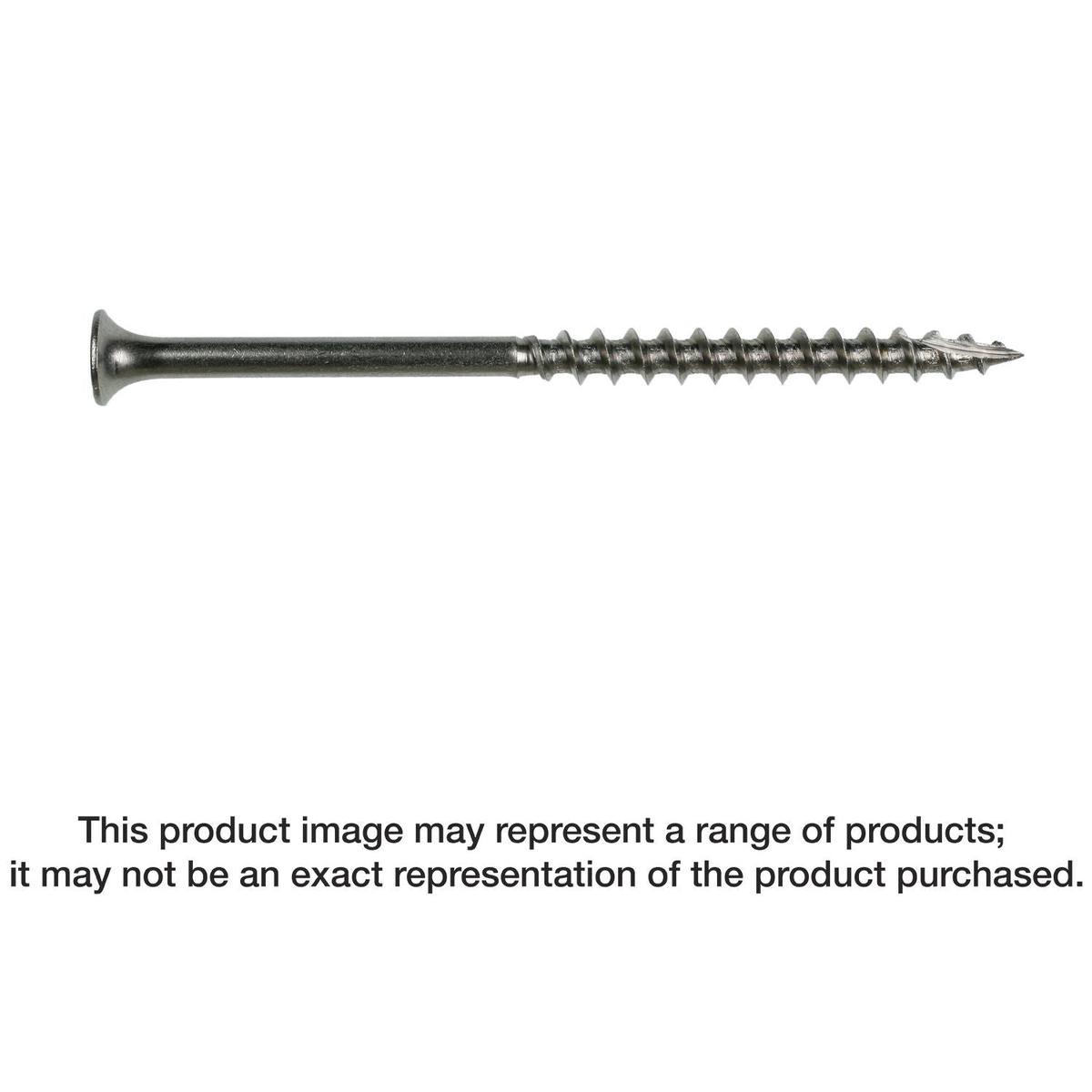 Simpson Strong-Tie T10250DT1 Bugle-Head Wood Screw, 6-Lobe Drive, #10 x 2-1/2-in. T25, Type 316, 1-lb.