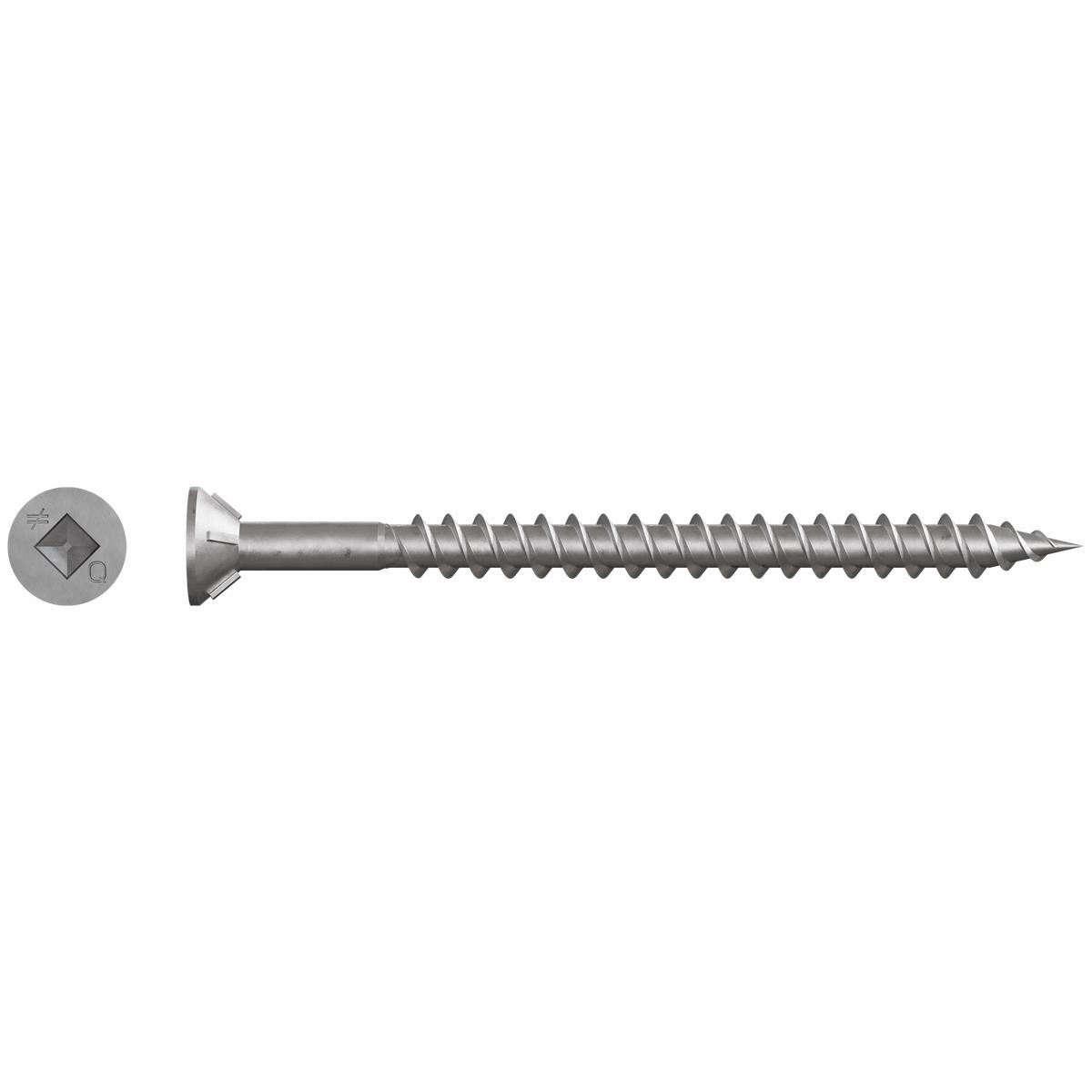 Simpson WSTD212S WSTD Roofing Tile Screw #8 x 2-1/2 in. #3 Square, Flat Head