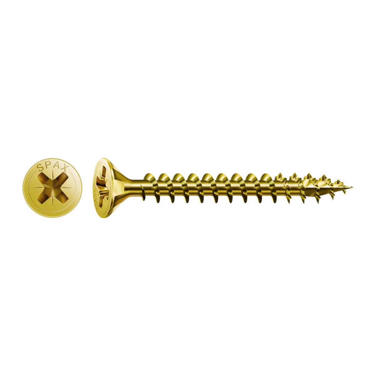 SPAX Pozi 1081020400503 Yellow Screws 4.0x50mm – SOLD INDIVIDUALLY