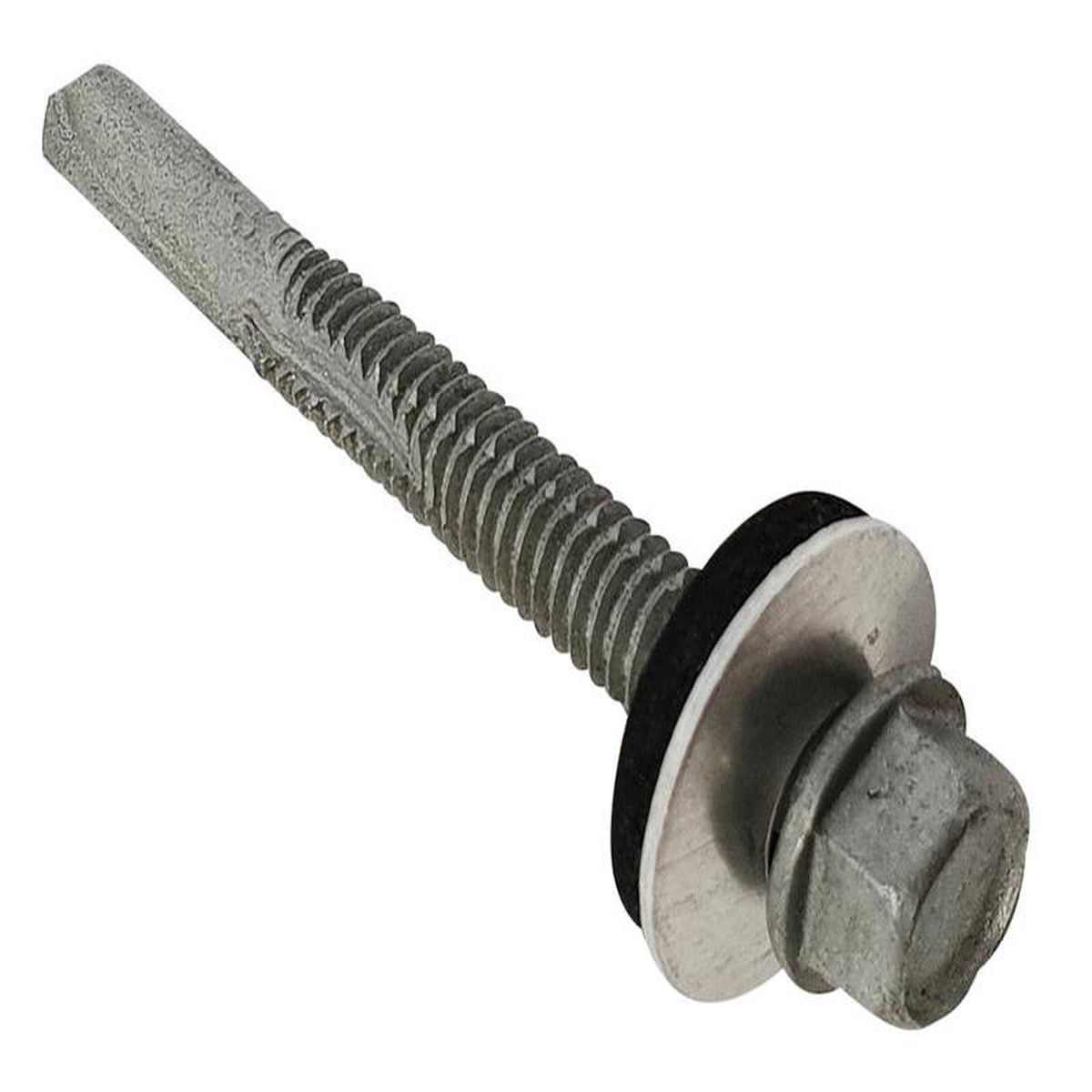 TechFast Roofing Sheet to Steel Hex Screw 038 Washer No5 Tip 55 x 65mm Box 100