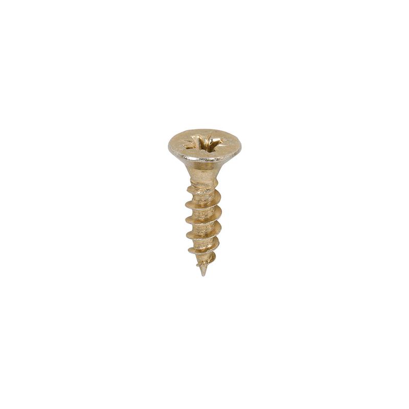 TIMCO Classic Multi-Purpose Screws – PZ – Double Countersunk – Yellow – 5.0 x 20 – 200 Pieces Box