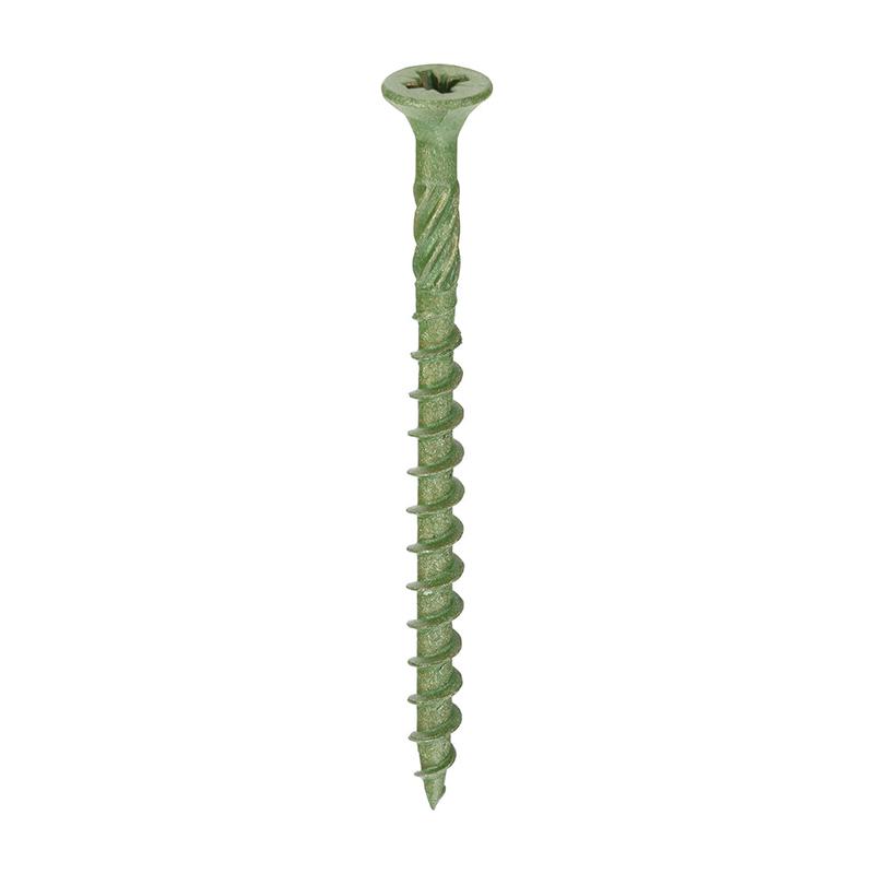 TIMCO Decking Screws – PZ – Double Countersunk – Exterior – Green – 4.5 x 60 – 1500 Pieces Tub