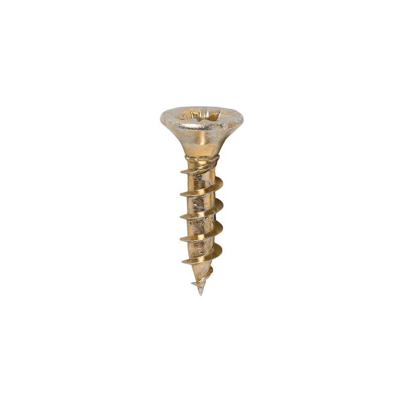 TIMCO Solo Chipboard & Woodscrews – PZ – Double Countersunk – Yellow – 3.5 x 15 – 200 Pieces Box