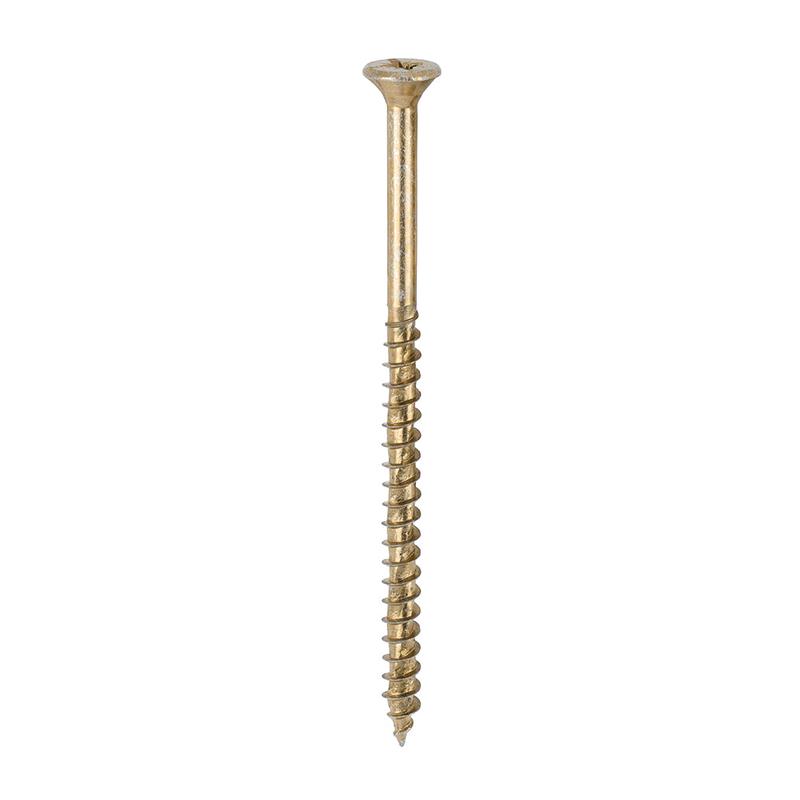TIMCO Velocity Premium Multi-Use Screws – PZ – Double Countersunk – Yellow – 5.0 x 90 – 100 Pieces Box