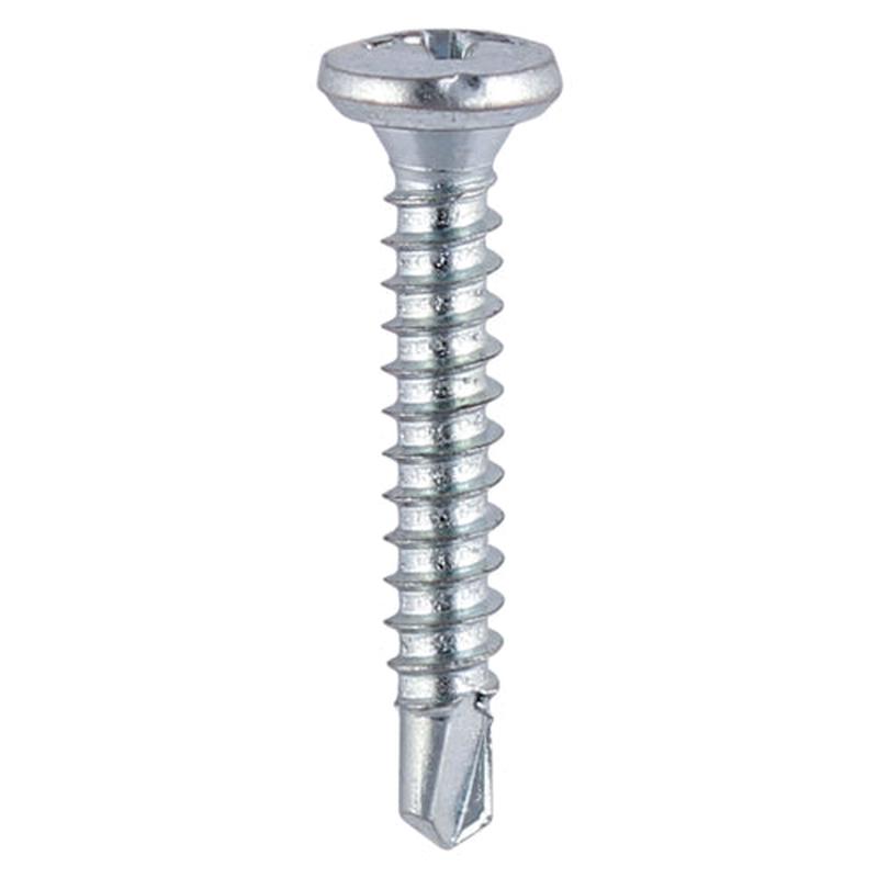 TIMCO Window Fabrication Screws – Friction Stay – Shallow Pan Countersunk – PH – Self-Tapping – Self-Drilling Point – Zinc – 4.8 x 16 – 1000 Pieces Box