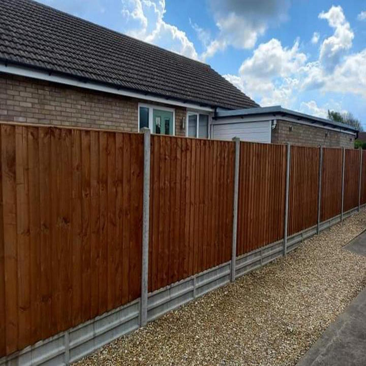 Vertilap Heavy-Duty Pressure Treated Panels  Strong, Durable, and Weather-Resistant Fencing – 6 x 4 | Pressure Treated Brown