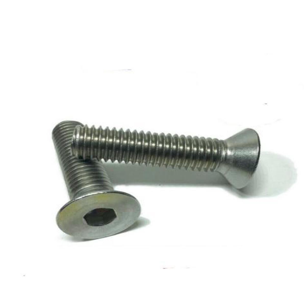 #10-24 x 1/2″ Flat Head Socket Cap Screw 18-8 Stainless Steel 304