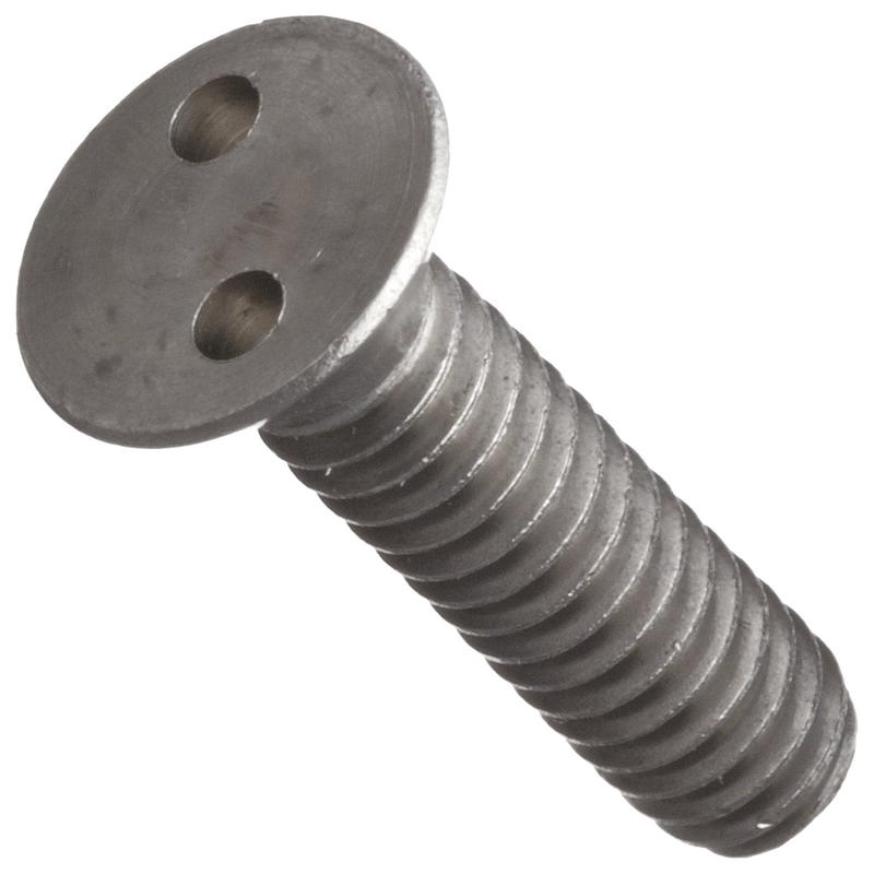 [100 PKG] Machine Screws Flat Head Spanner 18/8 Stainless Steel 4-40 X 1