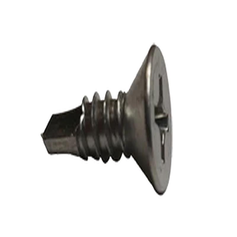 [100 PKG] Self Drilling Screws Phil Flat #2 Point 18/8 Stainless 8 X 1