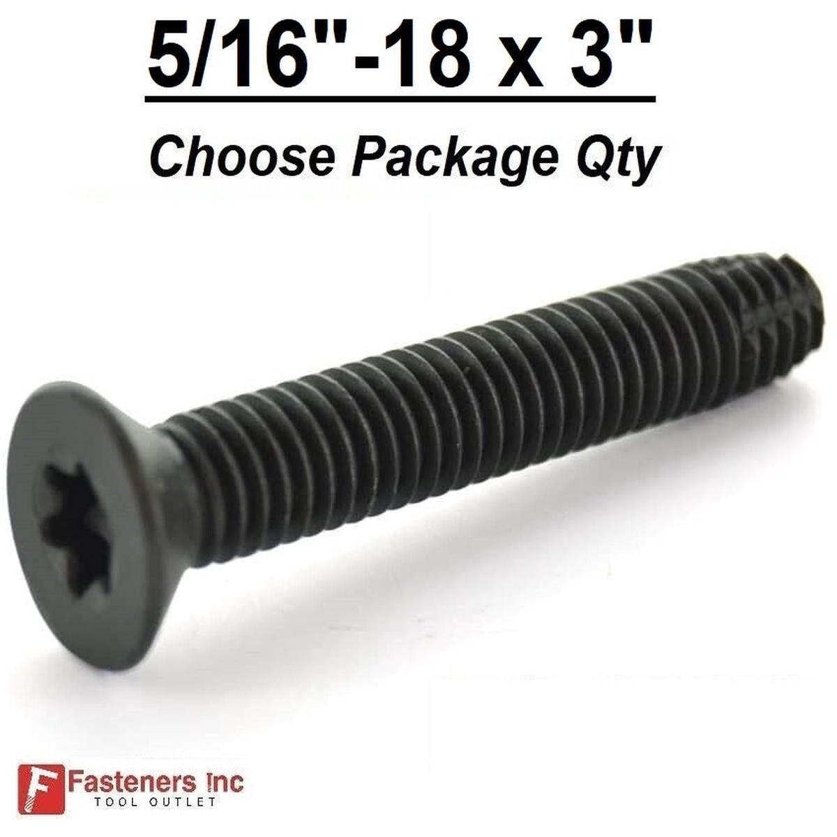 5/16″-18 x 3″ Torx Trailer Flooring Floorboard Screws Self Tapping / Threading