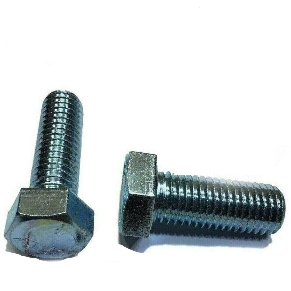 7/16-14 x 1 1/4″ (FT) Hex Bolt Zinc Plated Grade 5 Cap Screw Coarse Thread