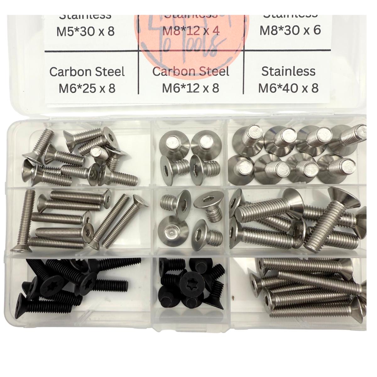 Assorted Socket Screws/Bolts – Stainless & Carbon Steel