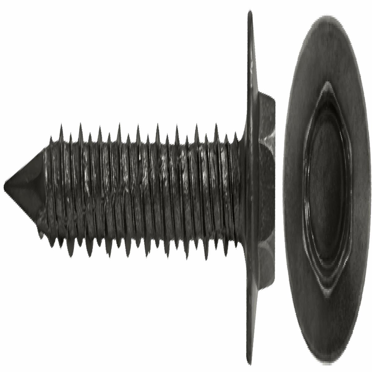 CON CONCRETE SCREWS – HEX FLANGE QUICK-CON ( BRONZE & WHITE COATING) – 1/4″ x 4″ (Box of 500) Bronze Coating