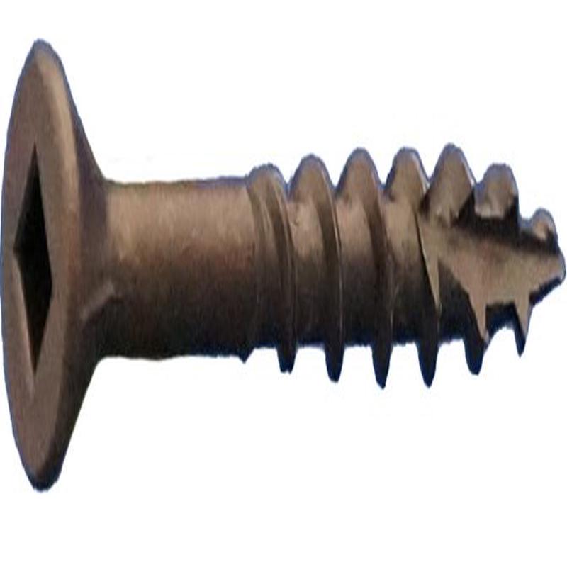 DAGGERZ DLFLSQL08134 8 x 1-3/4 Dagger-Lok Square Flat w/Nibs Type 17 Coarse Wood Screws Lubricized 4000 PCS