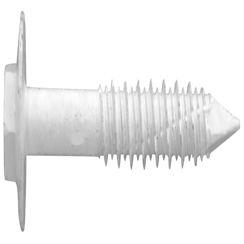DAGGERZ QCCT1440WHT 1/4 x 4 Quick-Con Hex Flange Concrete Screws White Dagger-Guard Coating 500 PCS