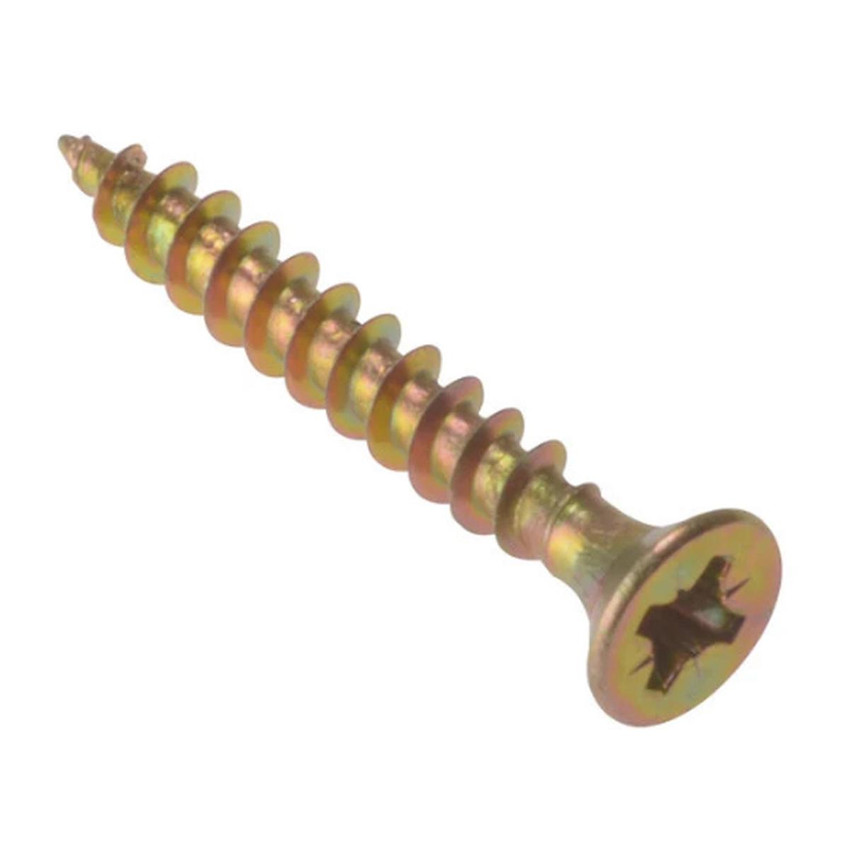 Forgefix 6 x 50mm Countersunk Pozi Screw ST ZYP (Box 100)