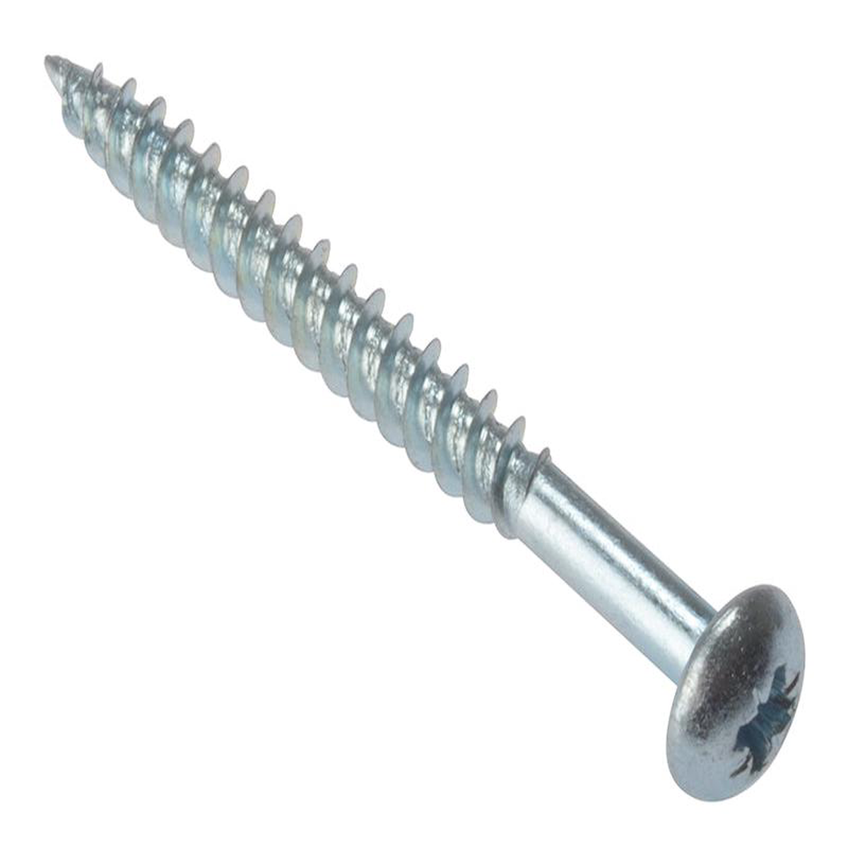General Purpose Pozi Compatible Screw Round Head TT ZP 112in x 10 Box 200