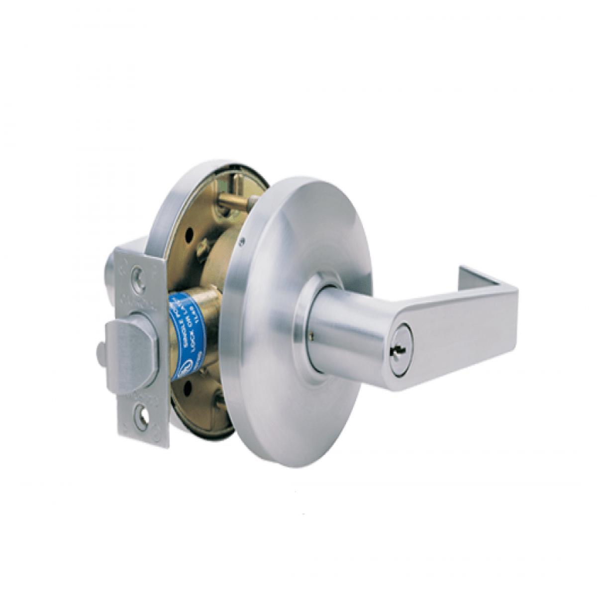 Heavy Duty Cylindrical Entrance Leversets – Genesys Cgn Grade 1 – Multiple Finishes Available – Satin Nickel | 2-3/4″ Inches (standard)