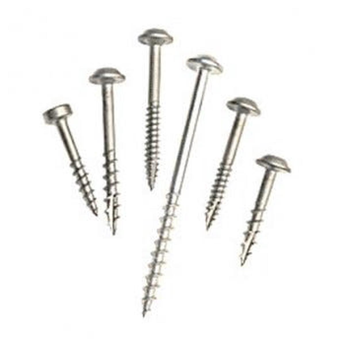 Kreg #7 Coarse Zinc Pan Head Pocket Hole Screws