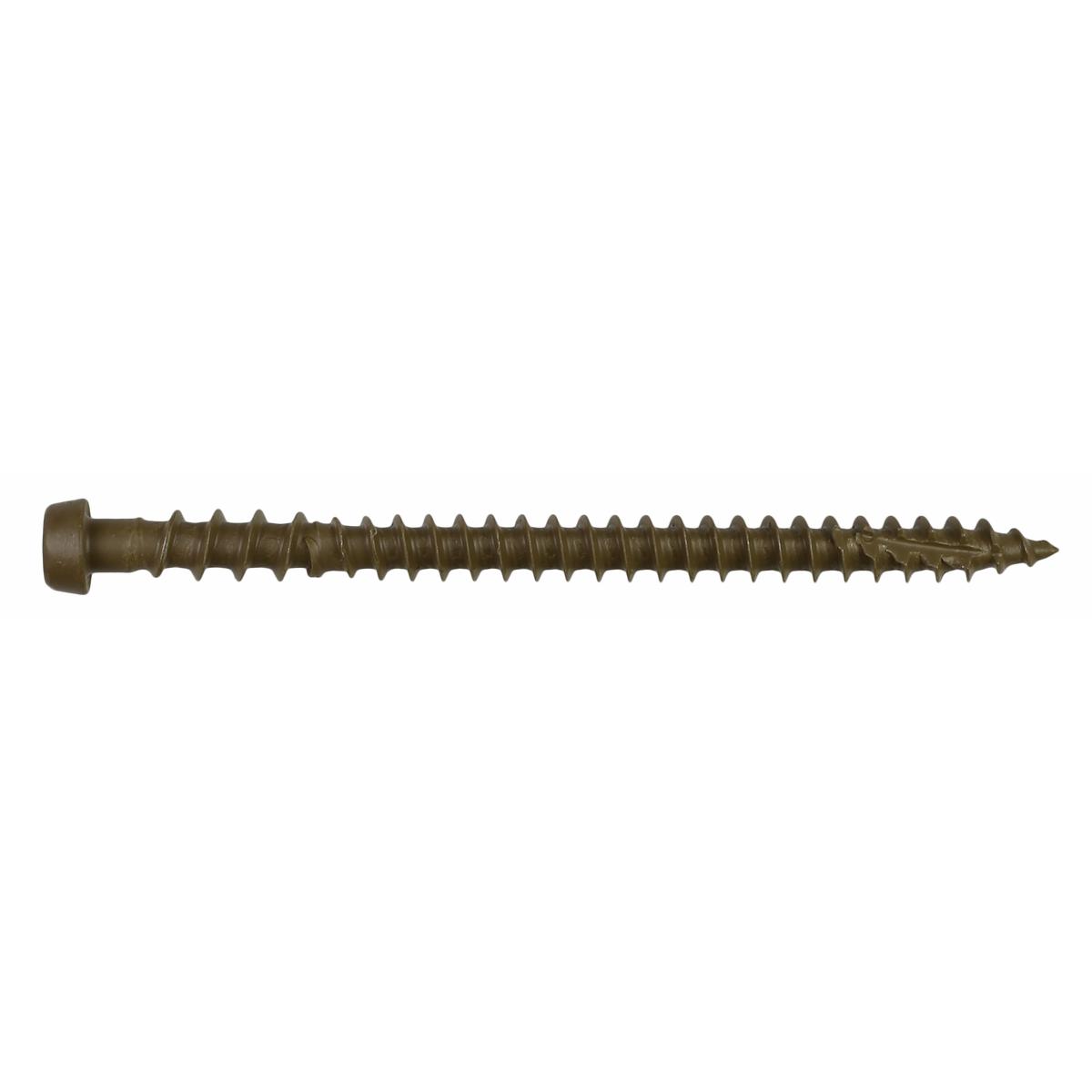 Simpson DCU234RDMB Deck-Drive DCU COMPOSITE Screw #10 x 2-3/4 in. T20, Quik Guard, Red