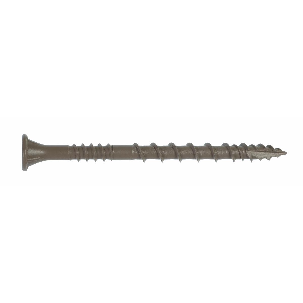 Simpson DSVR212R1LB Deck-Drive DSV WOOD Screw #10 x 2-1/2 in. T-25, Flat Head, Quik Guard, Red