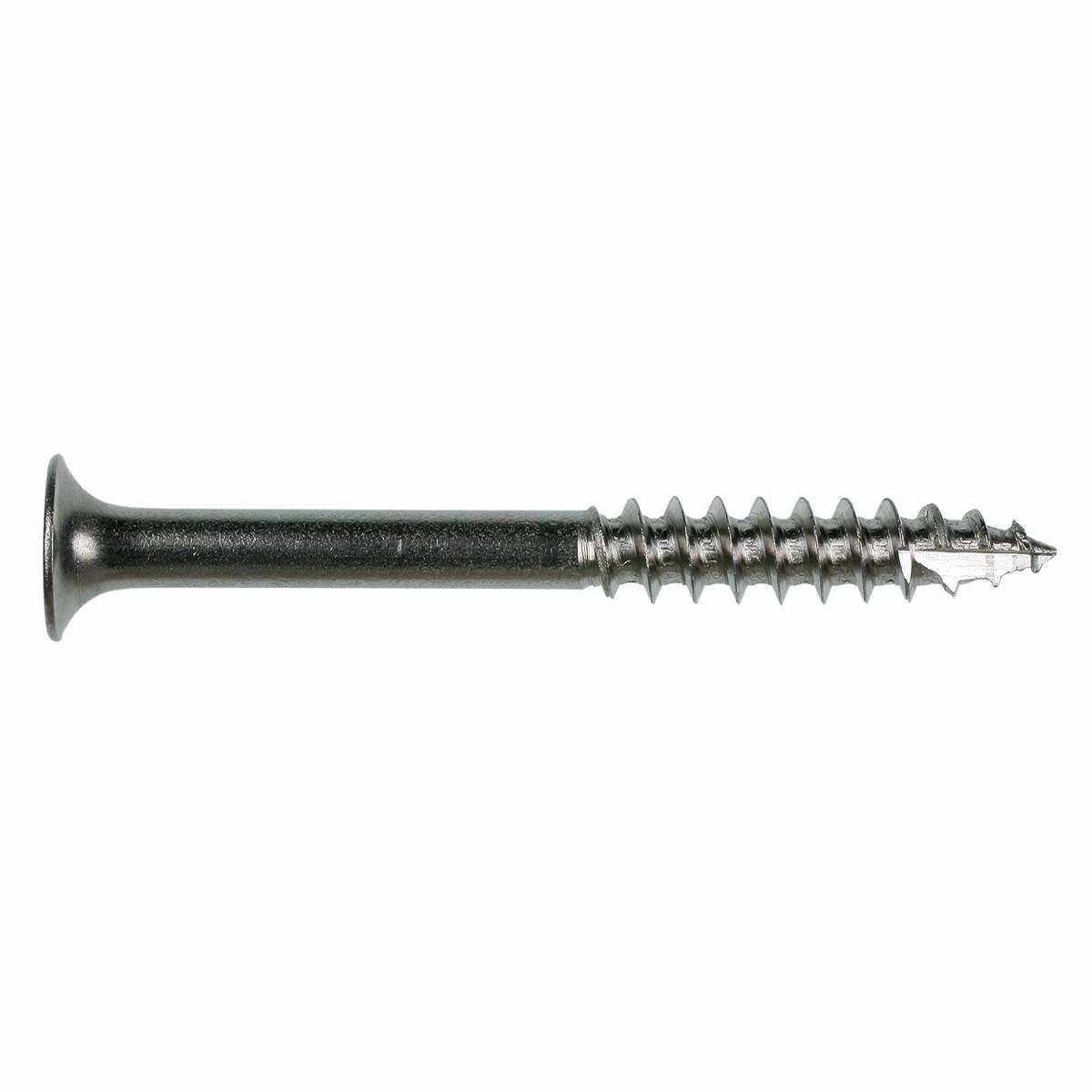 Simpson S08162DBB Bugle-Head Wood Screw, Square Drive #8 x 1-5/8 in. #2 Square, Type 305