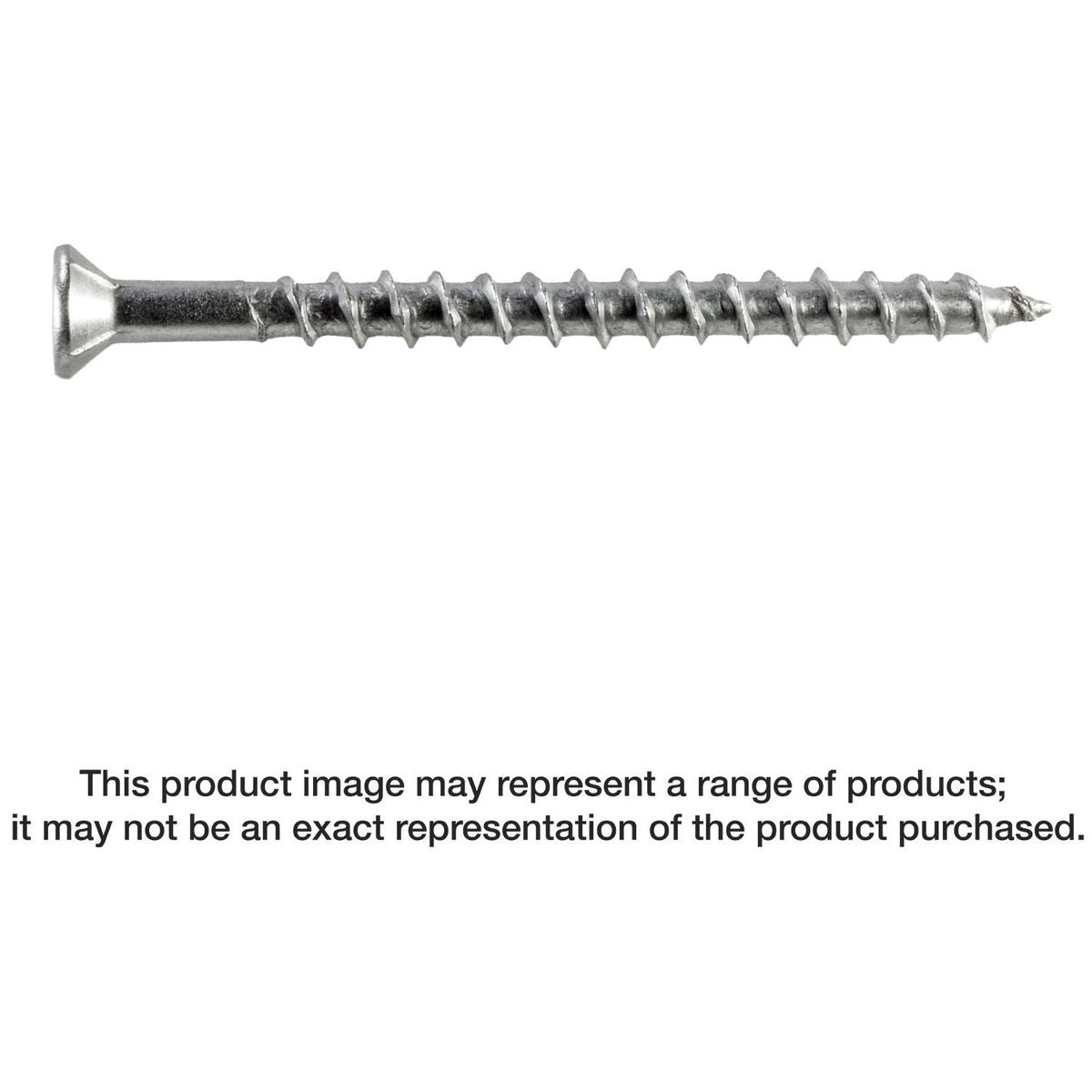 Simpson Strong-Tie S10250WPB Deck-Drive DWP WOOD SS Screw, #10 x 2-1/2-in. T-25, Flat Head, Type 305, 1750-Pack