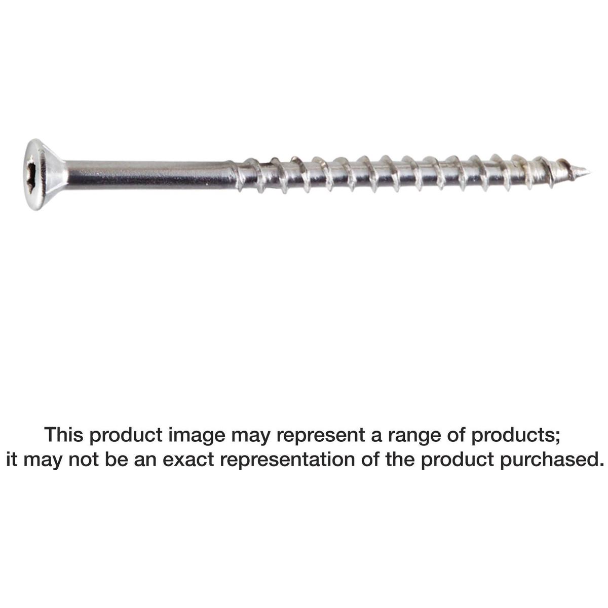 Simpson Strong-Tie S12450WPB Strong-Drive DWP WOOD SS Screw, #12 x 4-1/2-in. T-27, Flat Head, Type 305, 750-Pack
