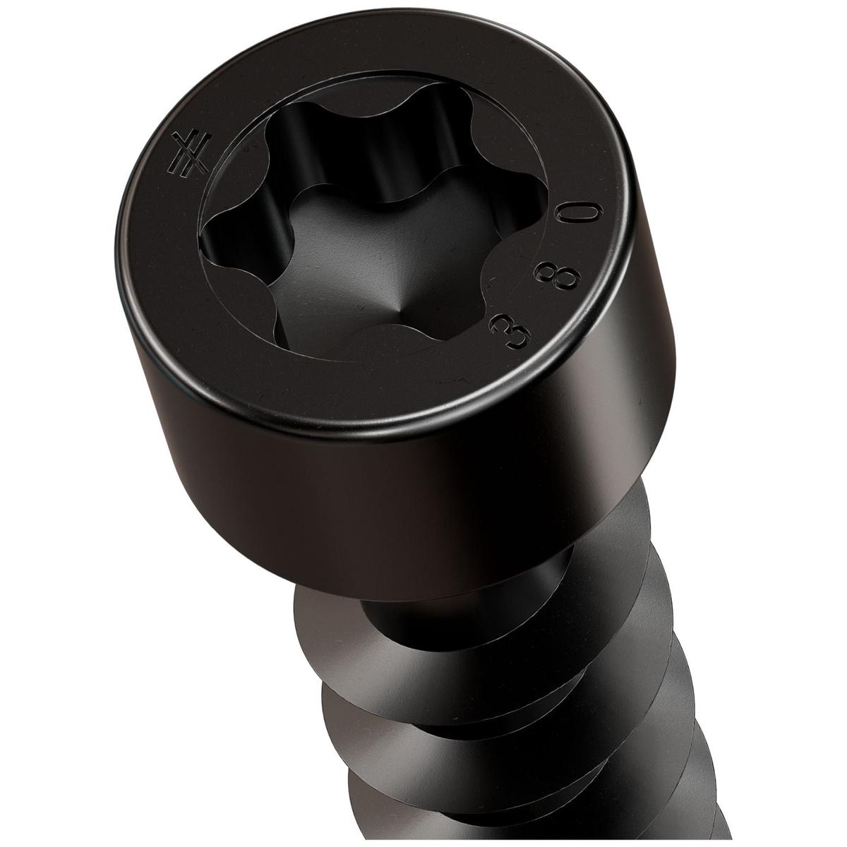 Simpson Strong-Tie SDCFC10X380-R25 Strong-Drive SDCFC TIMBER-CFC Screw, 0.390-in. x 15-in. T50, E-Coat, 25-Pack